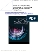 Test Bank For Financial Accounting Reporting Analysis and Decision Making 6th Edition Shirley Carlon Rosina Mcalpine Chrisann Lee Lorena Mitrione Ngaire Kirk Lily Wong