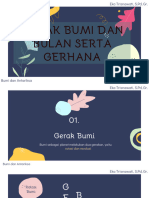 Gerak Bumi Dan Bulan Serta Gerhana