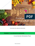 Module 2 - 1 Les Fruits Dans L Alimentation Physio
