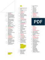 Lista Bolilor Genetice RENDAMENT MARE USMLE PASUL 1