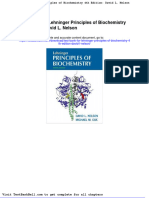 Test Bank For Lehninger Principles of Biochemistry 4th Edition David L Nelson