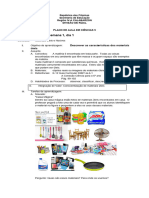 Plano de Aula de CIÊNCIAS DA 5 Série - Compilação