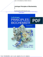 Test Bank For Lehninger Principles of Biochemistry Seventh Edition