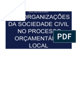 Manual Sobre A Participação Das OSC No Processo Orçamental Local