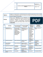 Plan de Accion de Medicina Preventiva y Del Trabajo