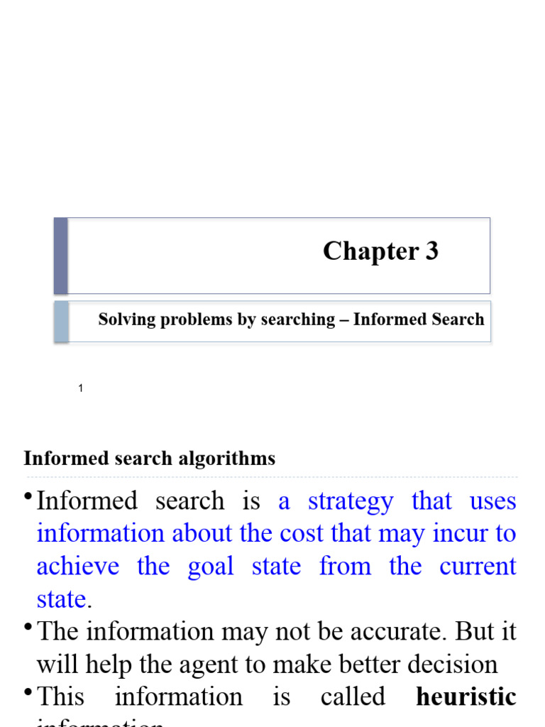 Problem Solving By Searching