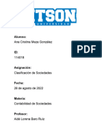 Clasificación de Sociedades