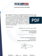 0 - Carta de Encaminhamento de Estágio