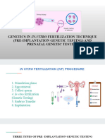 PGT and Prenatal Genetics