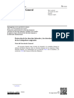 Protección de Los Derechos Laborales y Los Derechos Humanos