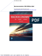 Test Bank For Macroeconomics 10th Edition Abel