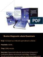 Examinarea de Diagnosticare A Afaziei Boston