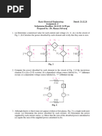 Basic Electrical Engineering Nit Rraipur Assignment 1