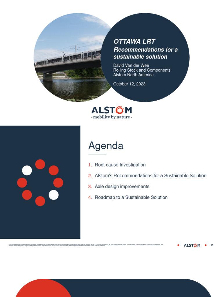 Ottawa LRT Sustainability Recommendations | PDF | Rail Transport ...