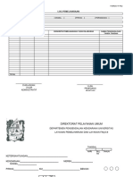 Format Log Perawatan Kendaraan