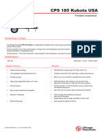 Chicago Pneumatic CPS 185 KD T4F Product Reference Sheet