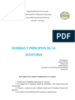 Normas de La Auditoria