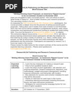 Research4Life Publishing and Research Communications Short Course Two