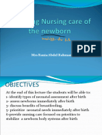 Lec. 3 Providing Nursing Care of The Newborn 1-1