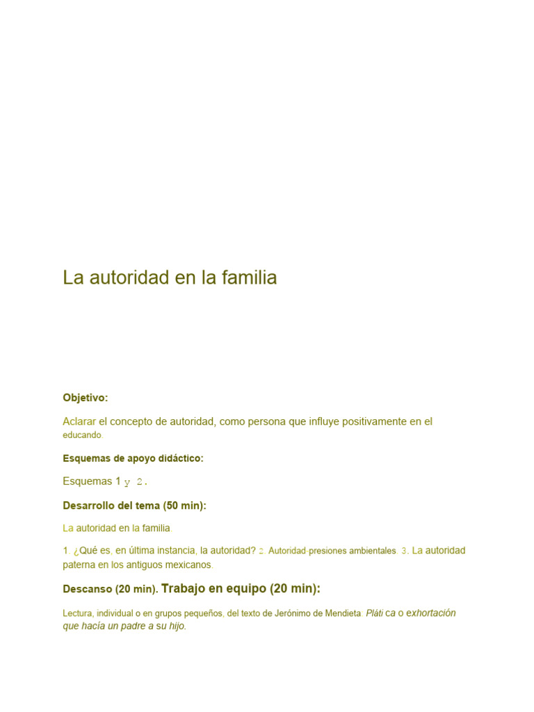 Tipos de autoridad en la familia | PDF | Crecimiento personal y profesional