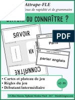 A2-B1 - Vocabulaire - Savoir Ou Connaitre