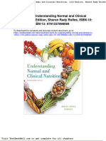 Test Bank For Understanding Normal and Clinical Nutrition 11th Edition Sharon Rady Rolfes Isbn 10 133709806x Isbn 13 9781337098069
