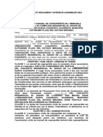 Modèle D'acte Constitutif de Copropriété