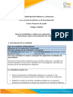 Guía de Actividades y Rúbrica de Evaluación - Unidad 3 - Fase 4 - Estructuras, Tipos y Herramientas de Redacción