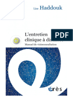 L'Entretien Clinique À Distance. Manuel de Visioconsultation-2016