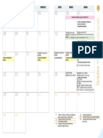 Octubre Agenda