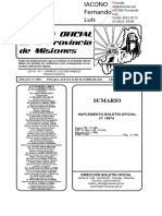 Boletín Oficial de la provincia de Misiones N° 15974 (SUP)