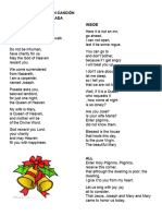 Lyrics Canto Song To Ask For Posada