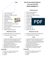 Lista de Materiales 3°