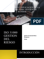 CAPACITACION y Aplicación de La Norma ISO 31000