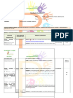 Planificación Del 1 A 12 de Agosto