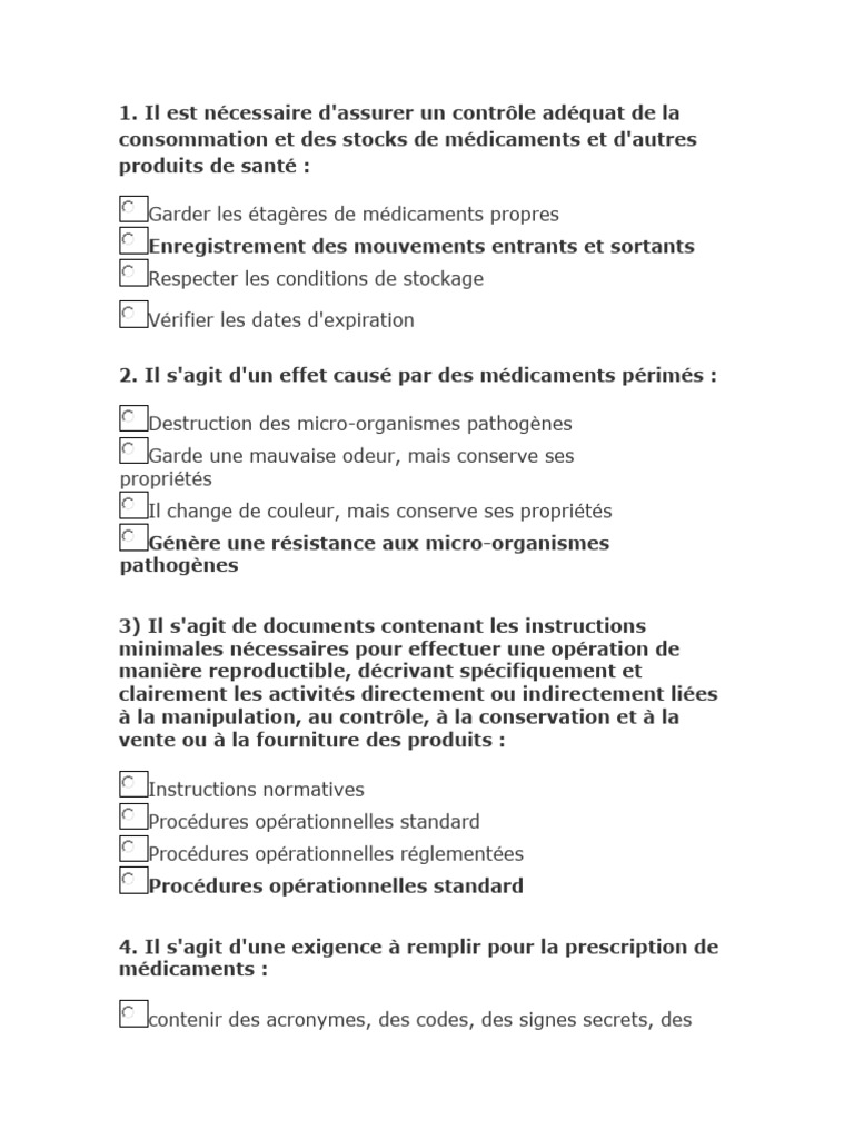 Contrôle et réglementation des médicaments | PDF | Pharmacie ...