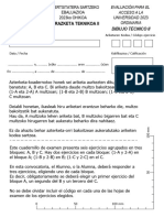 Examen Dibujo Técnico II de El País Vasco (Ordinaria de 2023
