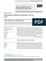 Osteoporosis Transitoria Del Embarazo Serie de Casos