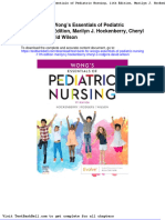 Test Bank For Wongs Essentials of Pediatric Nursing 11th Edition Marilyn J Hockenberry Cheryl C Rodgers David Wilson