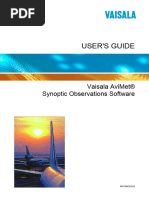 AviMet SYNOP User's Guide