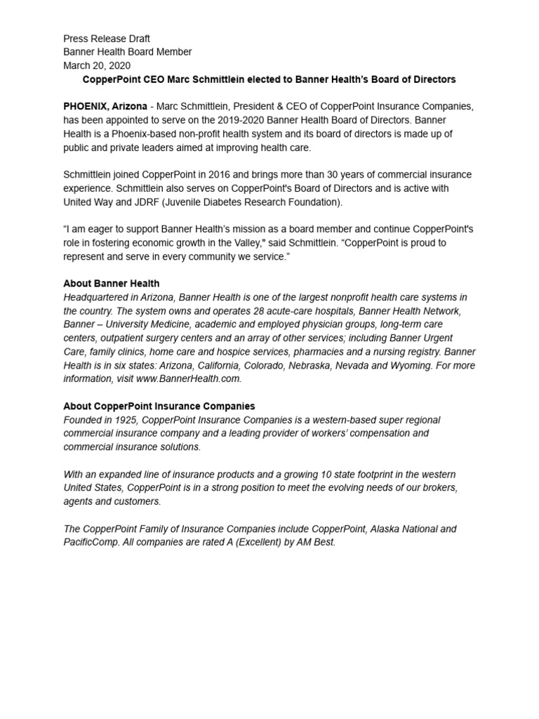 PR Banner Health Board PDF