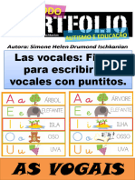 Fichas para Escribir Las Vocales Con Puntitos AS VOGAIS-1