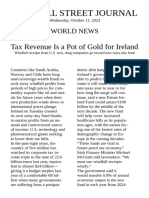 Tax Revenue Is A Pot of Gold For Ireland by Paul Hannon