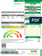 Ejemplo de Recibo de Luz Cfe