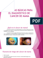 Técnicas Básicas para El Diagnóstico Temprano de Cáncer de Mama