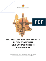 Materialien Zu Den Stationen Der Fronleichnamsprozession