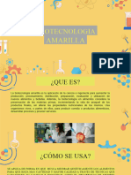 PresentaciÃ N Biotecnologia Amarilla