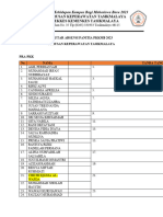 Absensi Peserta PKKMB 2023