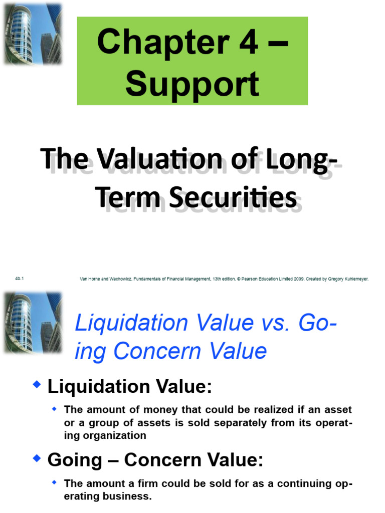 Valuation Chapter 4 FinMan | PDF | Bonds (Finance) | Book Value