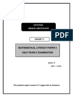 Mathematical Literacy Paper 2 June